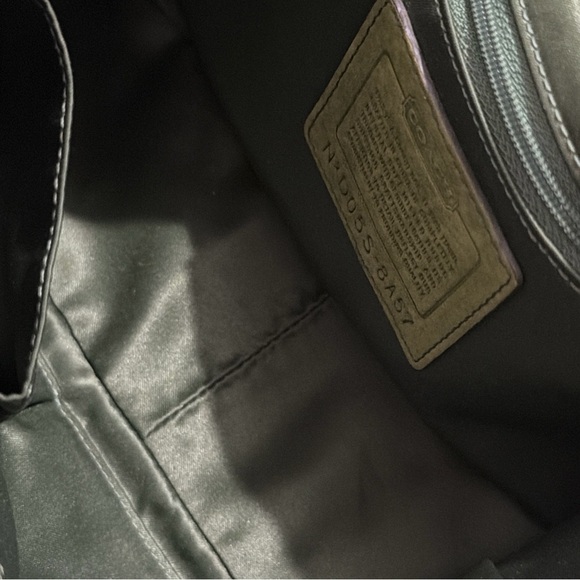 COACH Vintage Chelsea Fern Green Suede Shoulder Bag Y2K 2005 - Picture 10 of 12